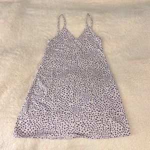 RARE purple cheetah brandy amara dress ☂️